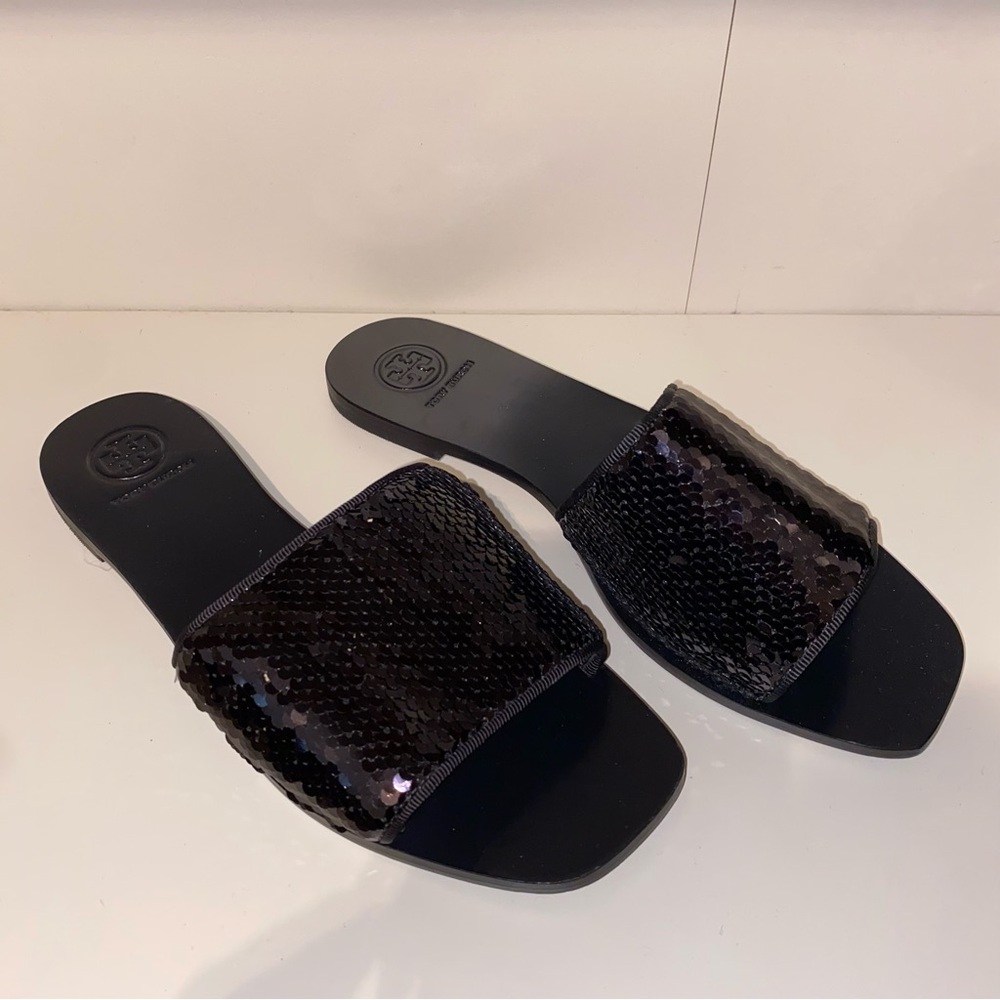 Tory Burch Carter Sequin sandals